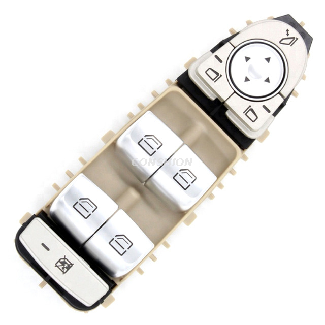 2059056811 Switch de janela bege - para Classe C Benz