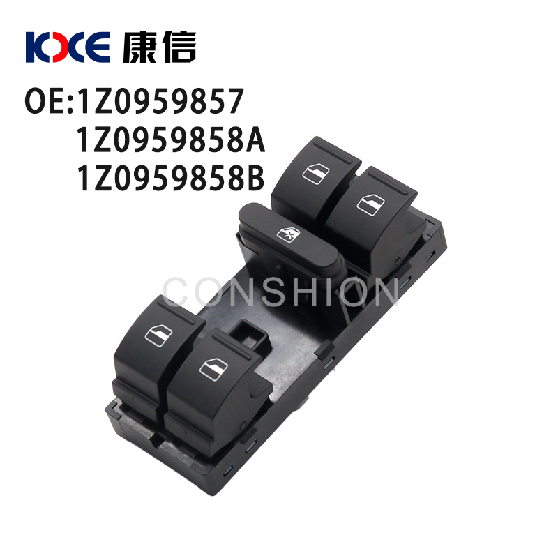 1K4959857B Interruptor de controle de janela Volkswagen Jetta Volkswagen Tiguan Red Light